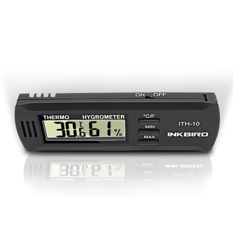 Inkbird ITH-10 Digital Thermometer and Hygrometer Temperature Humidity Monitor for