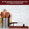 Yookeer 2 Pcs Knife Display Stand Fixed Blade Holder Case