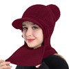 Rayson Winter Thickened Lining Hat for Women Thermal Balaclava Hood