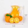 Orange Juice Shaped Fridge Magnet, Fruit Juice Creative Refrigerator Magnet,