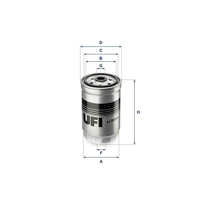 UFI Filters Filters 24.012.00 Diesel Filter