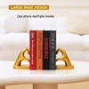 Polpcygne Taylor Gold Heart Hands Book Ends Sculpture Aesthetic bookends