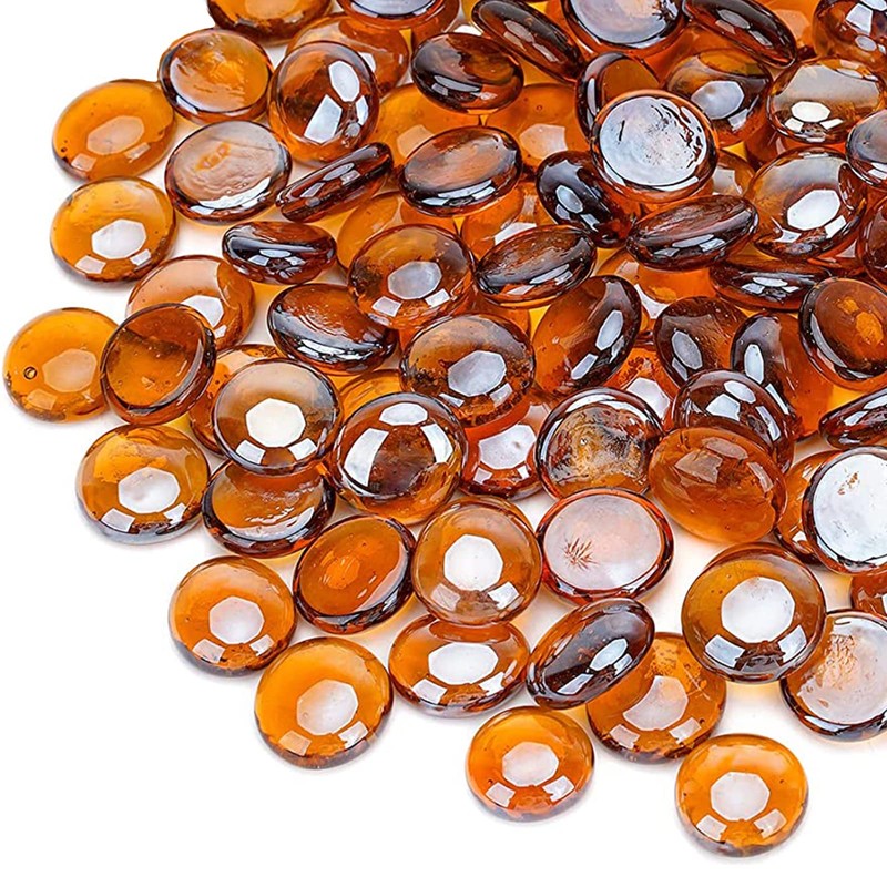 onlyfire 10 Pounds Fire Glass Beads for Propane Fire Pit