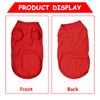 HACRAHO Dog Shirt Blank Clothing, Pack of 6 Red Blank