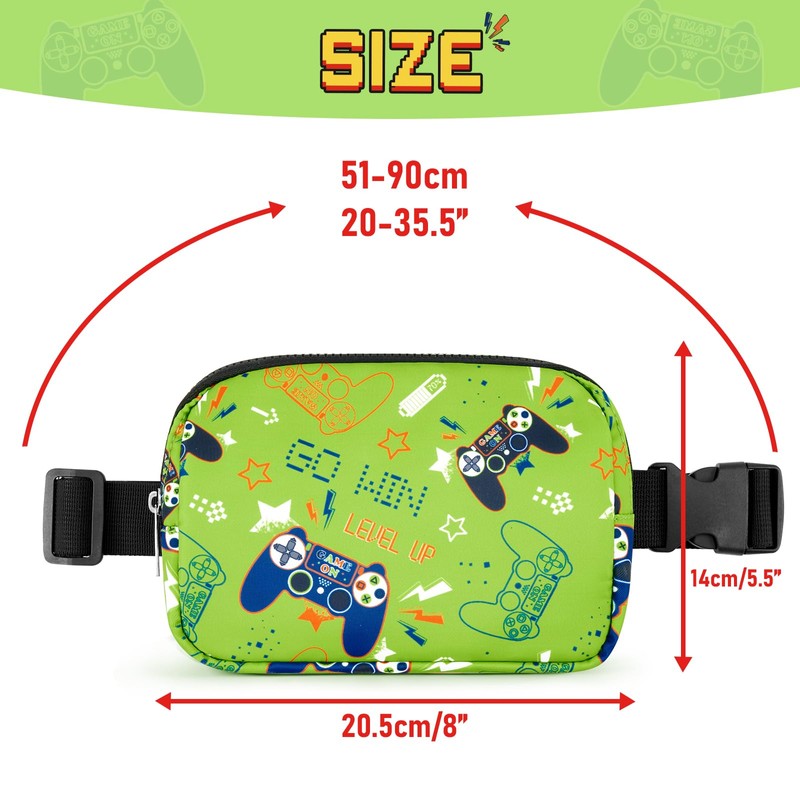 Belt Bag for Children Belt Bag with Adjustable Waistband 51-90