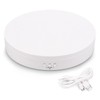 Turntable, 360° Electric Rotary Base, Adjustable Direction, Angle, High Speed