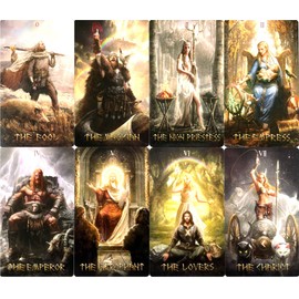 Tarot Cards, 78 Sheets, Weight Edition, Tarot Divination Telling, Lunic Tarot, Japanese Instruction Manual Included (English Language Not Guaranteed)