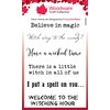 Woodware Clear Stamp Set-Spell Time, 3 x 4 in