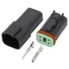 5 Sets DJ3041Y-1.6-11/21 Connector 4 Pin DT04-4P/DT06-4S Automobile waterproof wire