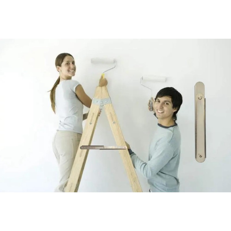 2pcs Folding Step Ladder Hinge Replacement Kit,Herringbone Ladder Tie Rod