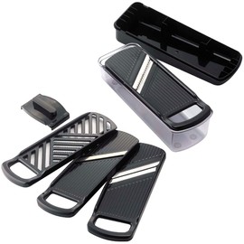 Shimomura Kihan 43881 Slicer Food Prep Set, Made in Japan, Slices, Shreds, Grater, Protected Peeler