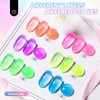 Beetles Neon Gel Nail Polish Set, 6 Colors Summer Jelly