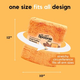 Spoonie Arm Pillow with Hand Hole – Soft, Wearable Squishy Pillow with Arm Slot – Breathable & Washable Side Sleeper - Comfortable Support for Cuddling & Travel (Tiedye)