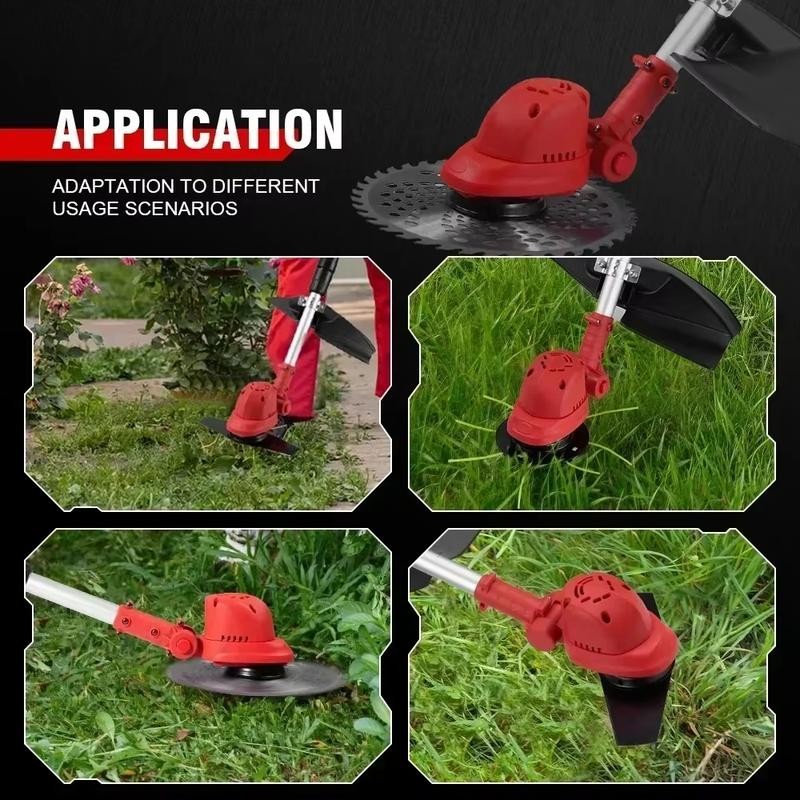 ONEVAN 3-in-1 Cordless Lawn Mower, With 2 x 3.0Ah Batteries,