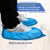 Frontline Disposable Shoe Covers 100 Pack Non-Woven, Durable, Booties Shoe