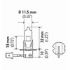 Hella H3 130 WTB de alta potencia Bombillas de 12