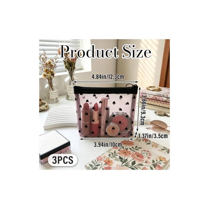Travel Makeup Organizer, Compact Lightweight Accessory for Travel and Daily