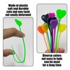 16 Pieces Love Hair Pullers 1 Pack Small Rubber Bands