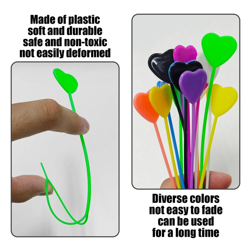 16 Pieces Love Hair Pullers 1 Pack Small Rubber Bands