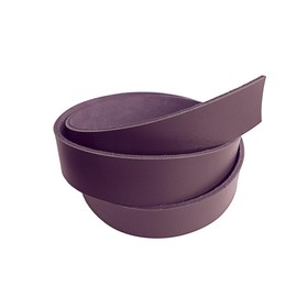 9-10 oz Genuine Leather Strap, Leather Strip, Leather Band, Natural Leather Belt Blank. 51-55". (Burgundy, 1 1/2 inch (38mm.))