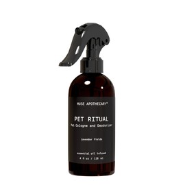 Muse Apothecary Pet Ritual Pet Cologne Spray for Dogs - Dog Perfume Spray Long Lasting After Bath - Pet Perfume for Dogs - Essential Oils Infused - 4oz, Lavender Fields