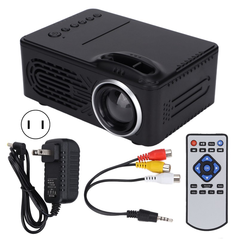 Mini Projector Portable with Audio and Video HD Multimedia Interface