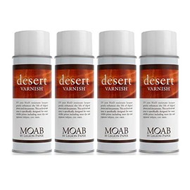 Moab Desert Varnish Spray (400ml, 4-Pack) Bundle (4 Items)