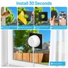 Noonkey Window Camera for Home Security - 3MP Ultra HD,