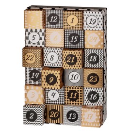 Boulevard de Beauté Count Down To Christmas Reusable Beauty Advent Calendar for Decorative Christmas Pack of 24