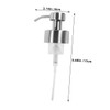 Gatuida 2pcs Reusable Stainless Steel Soap Dispenser Pump Top Replacement