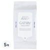 Gatsby Facial Cleansing Tissue Ice Type, 42 Sheets, 5 Pieces / 갸스비 훼이셜 세안티슈 아이스 타입, 42매입, 5개