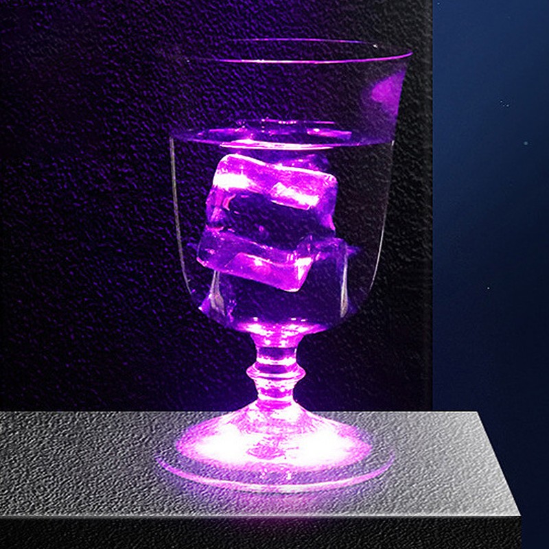 10Pcs LED Bottle Coaster LED Light Up Coaster Sticker Lights