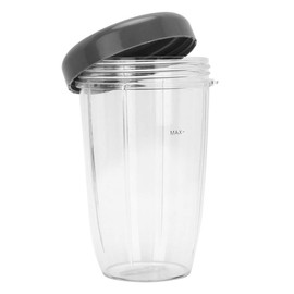 Piezas de Repuesto para Licuadora, Reemplazo de Taza de Licuadora, Reemplazo de la Cubierta del Extractor, Accesorios de Licuadora Compatibles con 900 W, 18 Oz / 24 Oz / 32 Oz(24oz)