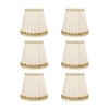 6Pcs Small Lamp Shades Safe Soft Easy Installation Modern Light