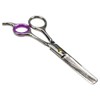 HTS 185T2 Double-Side Polished Chrome Stainless Steel Barber Thinning Shears