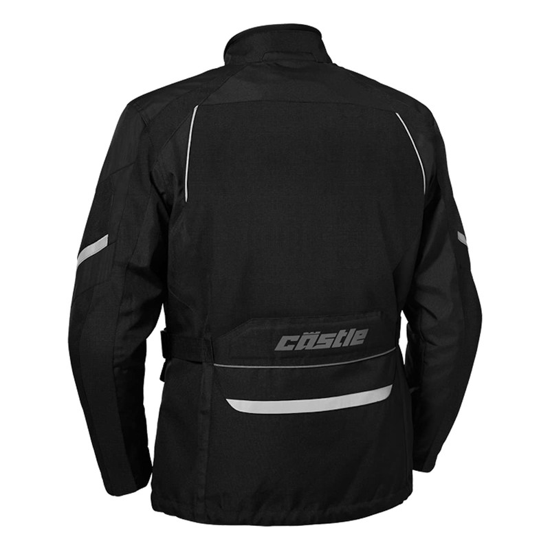 Castle Mission Air Men's Motorcycle Jacket Black Large
