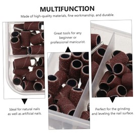 Sosoport Nail Sanding Bands Nail Polishing for Manicure and Pedicure Boxed for Salon and Home Use Easy to Install and Grinding