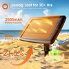 addlon 54FT Solar String Lights Outdoor Waterproof with USB Charging
