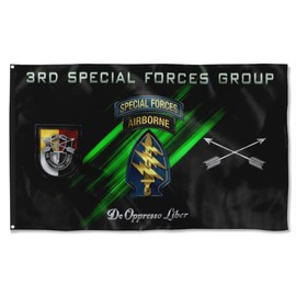 Fyon 3rd Special Forces Group Flag 3x5Feet Military Banner with 2 Brass Grommets