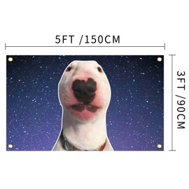 Walter (Dog Meme) Outdoor Flag 3x5 Feet Flag Funny Poster Durable Man Cave Wall Flag with Brass Grommets This beautiful entertaining banner flag for College Dorm Room Decor,Outdoor,Parties gifts,
