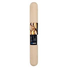 Chef Aid Wooden Rolling Pin, Ideal for all baking tasks and perfect for pastry and dough products, measures 28.5 cm wide and made from well source wood, Beige