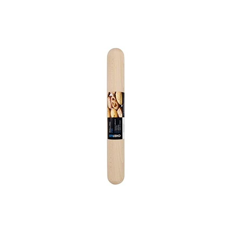 Chef Aid Wooden Rolling Pin, Ideal for all baking tasks