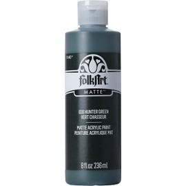 Plaid PE830 Folk Art Acrylic Colour, Hunter Green, 8 oz.