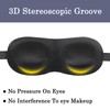 Sleeping Mask Pack of 2, Adjustable 3D Contoured Eye Masks,