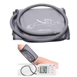 Blutdruckmanschette,Blutdruckmanschette Oberarm,Manschette Blutdruckmessgerät,Ersatz-Blutdruckmessgerät-Manschette,Blutdruckmessgerät Zubehör Für Ältere Menschen 22-32cm(Grau)