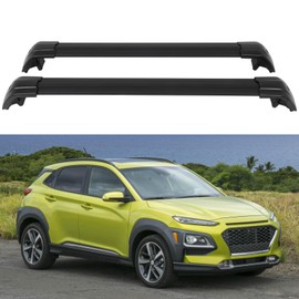 FINDAUTO Roof Rack Cross Bars For Hyundai Kona 2018-2022,Rooftop Cargo bars Carrying Bag Luggage Canoe Bike Kayak Carrier