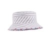 maximo Baby Boys Reversible Check Striped Jersey Hat, Multicoloured (blue-grey-red