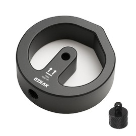 Starlink Mini Tripod Adapter, Heavy Duty Aluminum Adapter for Starlink Mini with 1/4"~20 & 3/8"~16" Thread for Street, Vans, Motorhome, Outdoor, Camping