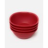 Tupperware Legacy Pinch Cereal Rice Bowl Set Chili Red