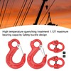 2 Set Slip Hook Eye Sling Heavy Duty 1.12T Bearing